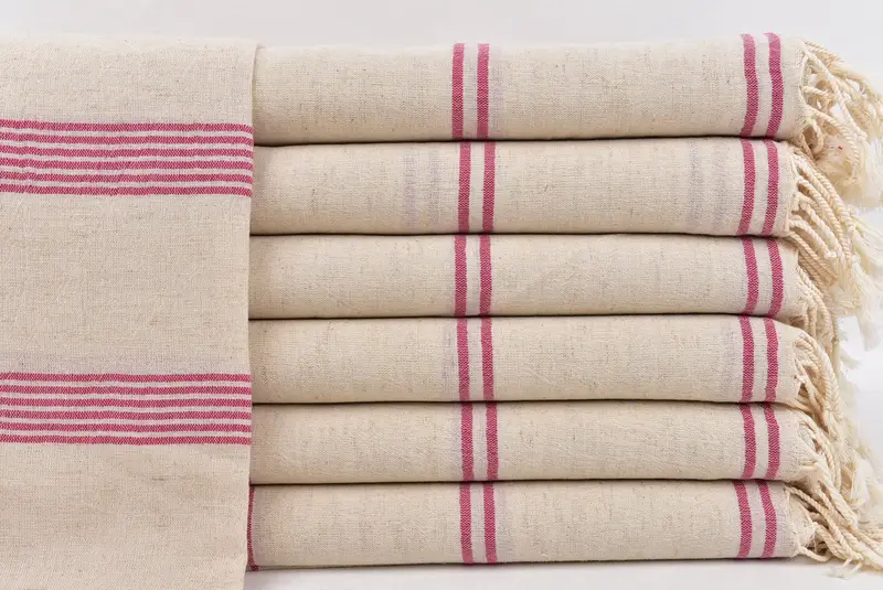 Sand-resistant towel, Quick-dry peshtemal, Bachelor Party Favors, Vegas Bachelorette Party Favors, Organic towel, 80x36 Cotton Striped Towel - 1