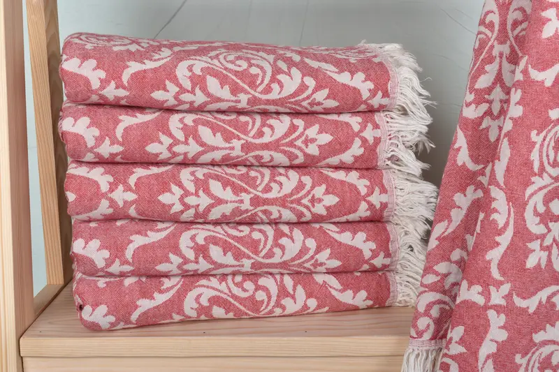 Turkish Beach Towel Monogram, Home Decor Gifts, Bridal Shower Favor, Bachelorette Gifts, Monogram Towels, Luxury towel, 68x36 Cotton Baroque Towel - 2