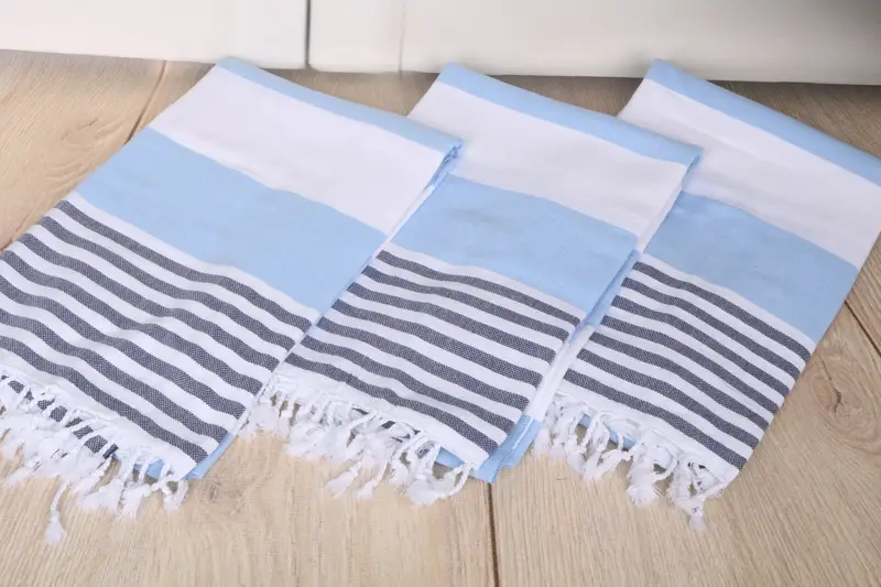 Bachelor Party Gifts, Turkish Bath Towel Set, Best Friend Wedding Gift, Wedding Gift, 70x40 Cotton Striped Towel, Bridal Shower Gift, Bath towel - 6