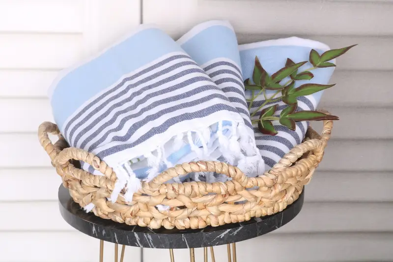 Bachelor Party Gifts, Turkish Bath Towel Set, Best Friend Wedding Gift, Wedding Gift, 70x40 Cotton Striped Towel, Bridal Shower Gift, Bath towel - 5