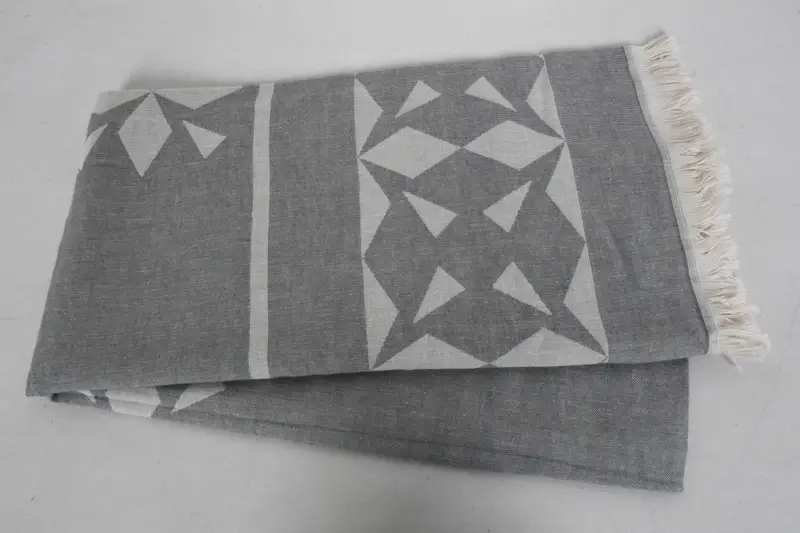 68x36 Cotton Compass Rose Design Towel, Personalized Turkish Towel, Holiday Towel, Sand-free towel, Personalized Wedding Gift For Couple, Soft towel - 7