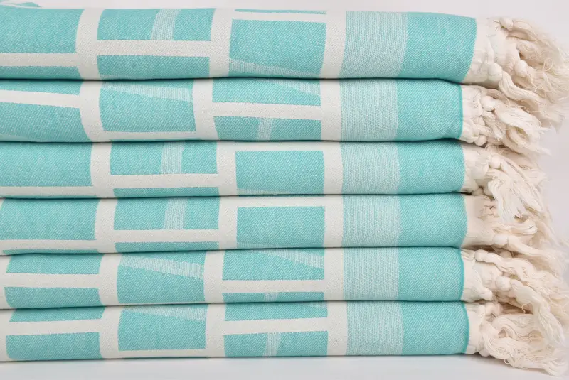 Handmade Gift, Beach towel, Custom Beach Towel, Wedding Towel, Quick-Dry Beach Towel, Turkish Beach Towel Personalized, 70x34 Cotton Patterned Towel - 2