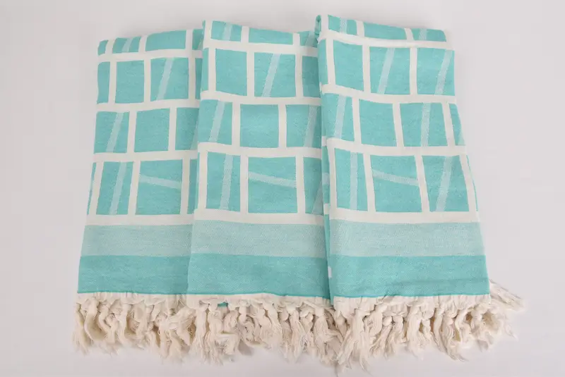 Handmade Gift, Beach towel, Custom Beach Towel, Wedding Towel, Quick-Dry Beach Towel, Turkish Beach Towel Personalized, 70x34 Cotton Patterned Towel - 7