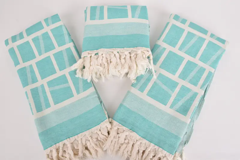 Handmade Gift, Beach towel, Custom Beach Towel, Wedding Towel, Quick-Dry Beach Towel, Turkish Beach Towel Personalized, 70x34 Cotton Patterned Towel - 6