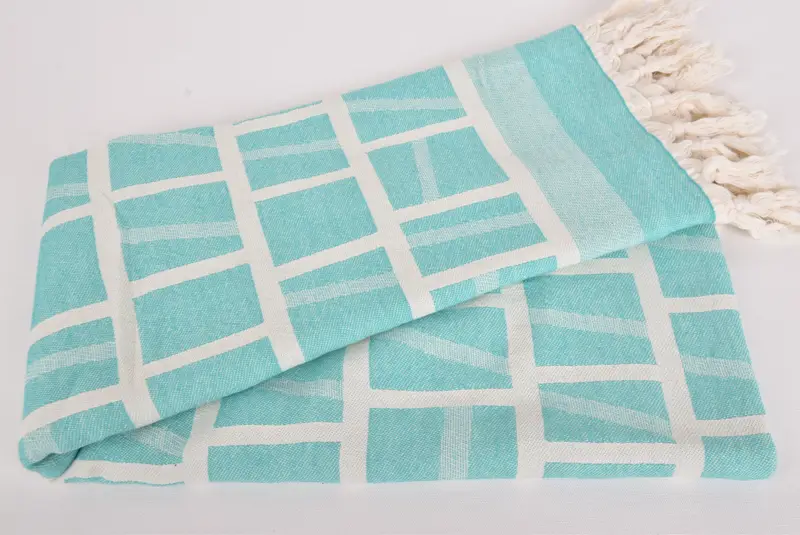 Handmade Gift, Beach towel, Custom Beach Towel, Wedding Towel, Quick-Dry Beach Towel, Turkish Beach Towel Personalized, 70x34 Cotton Patterned Towel - 4