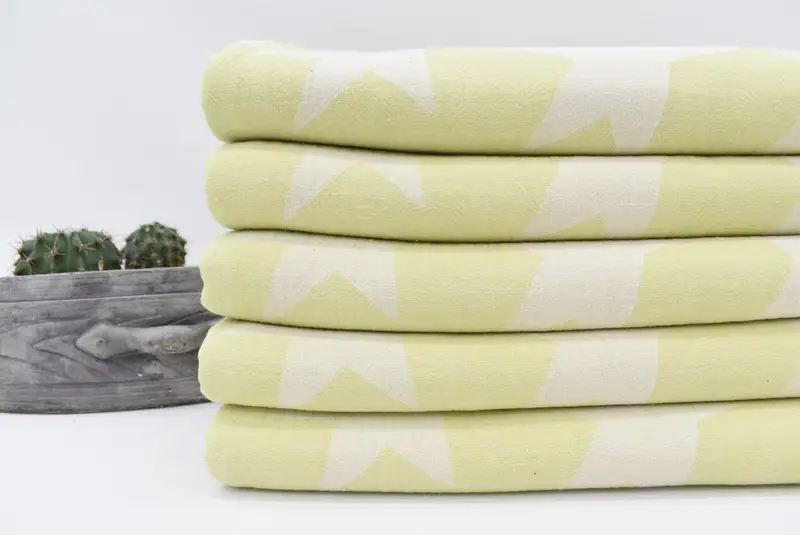 Gifts For Him, Sand-resistant Turkish towel for the beach, 68x36 Cotton Star Design Towel, Peshtemal, Quick-Dry Beach Towel, Cotton towel - 2