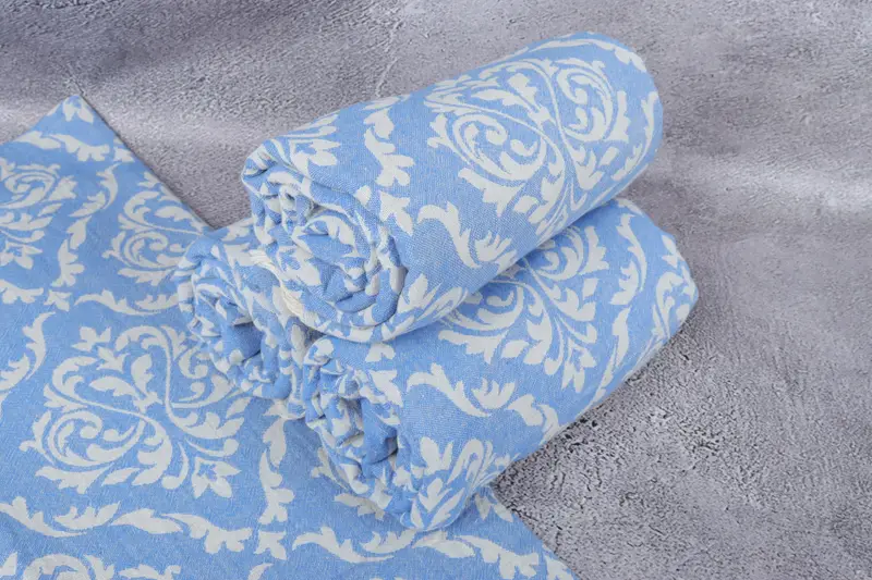 Authentic Turkish hammam peshtemal, Beach Towel Bulk, Organic Turkish towel, 68x36 Cotton Baroque Towel, Wedding Gift For Bride, Travel towel - 8