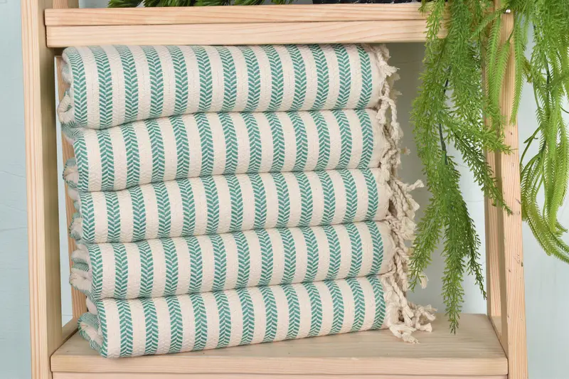 70x40 Cotton Chevron Towel, Halloween Gifts, Quick-dry peshtemal, Monogram Beach Towel, Embroidered Towel, Organic cotton Turkish peshtemal towel - 1