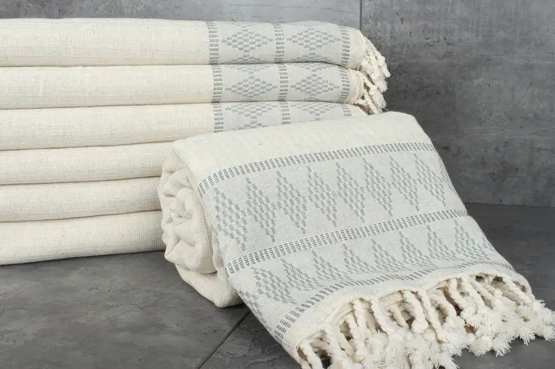 100x88 Linen Kilim Design Towel, Monogram Blanket, Aesthetic Blanket, Bachelorette Party Gifts Bridesmaids, Bridal Shower Gift, Bachelorette Gifts - 2