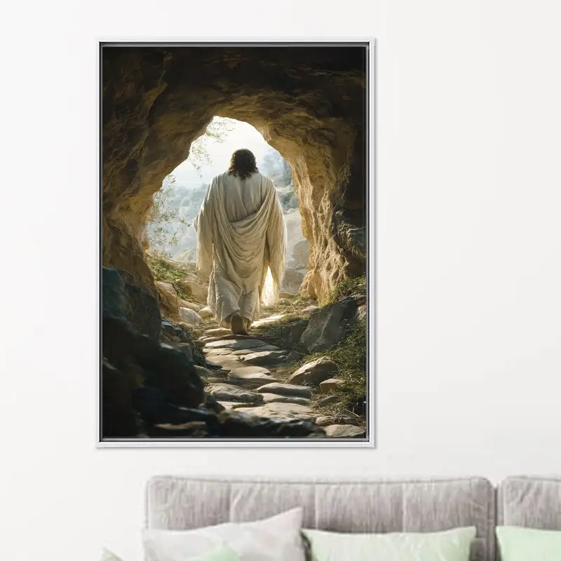 エレガントなクリスチャンキャンバス: クリスマスやクリスマスギフトに最適です。