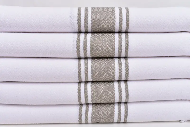Monogram Beach Towel, Gym Towel, Turkish Towel Beach, Valentines Day Gift, Bachelor Bachelorette Party Favors, 70x40 Cotton Striped Towel - 2