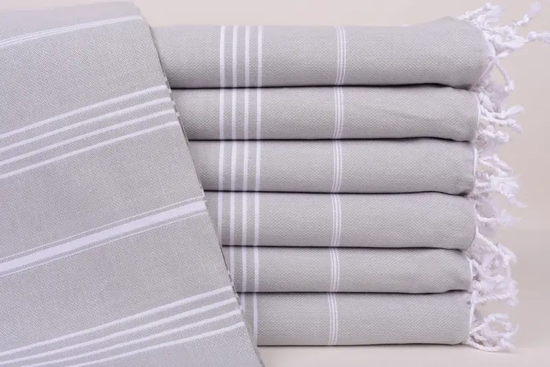 Best Beach Towel, Embroidered Beach Towel, Gift For Coworker, Towel With Name, Personalized Gift, 70x40 Cotton Striped Towel, Quick-Dry Beach Towel