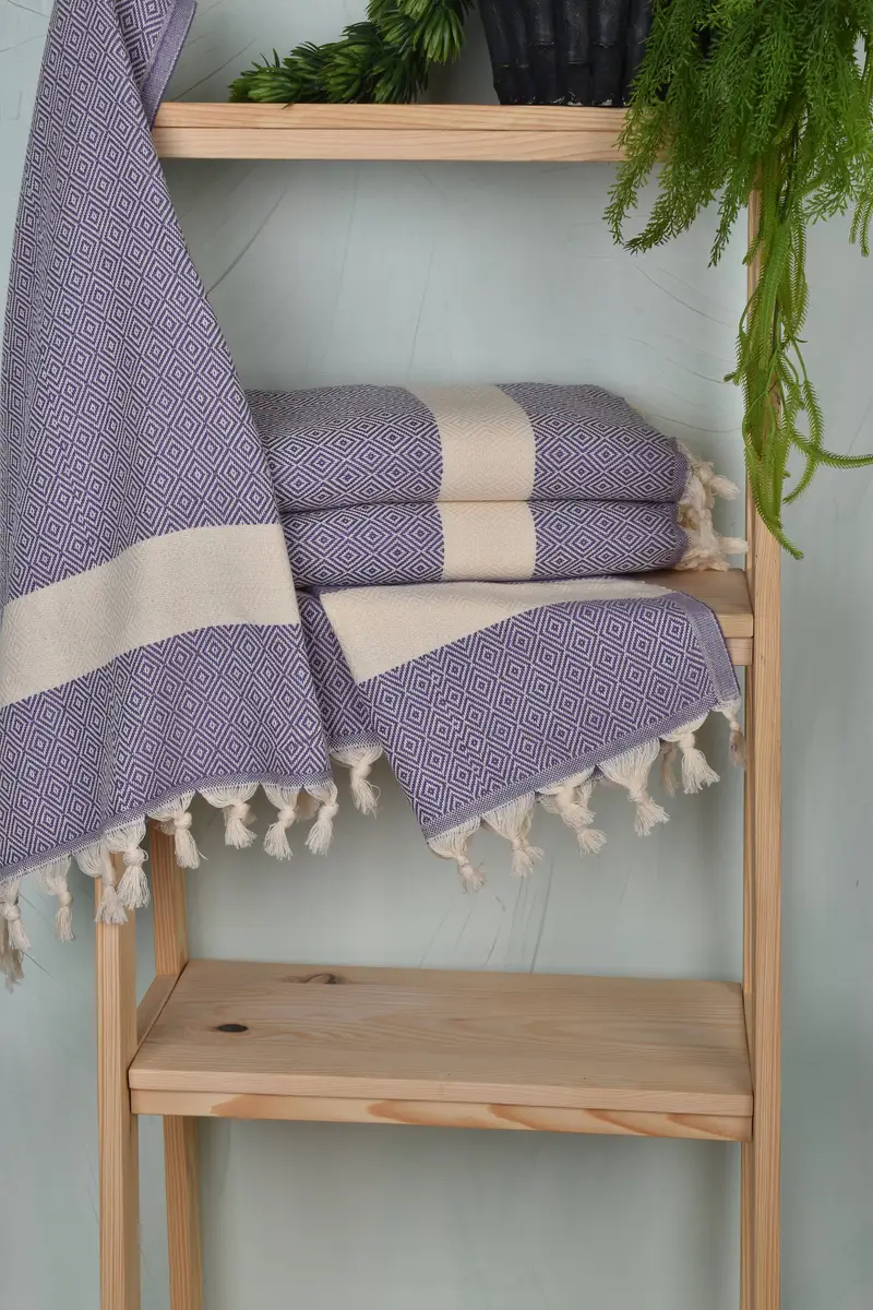 Small Bath Towels, Custom Hand Towel, Decorative Towel, Gift For The Home, Valentines Day Gift, Monogram Hand Towel, 36x20 Cotton Diamond Towel - 6