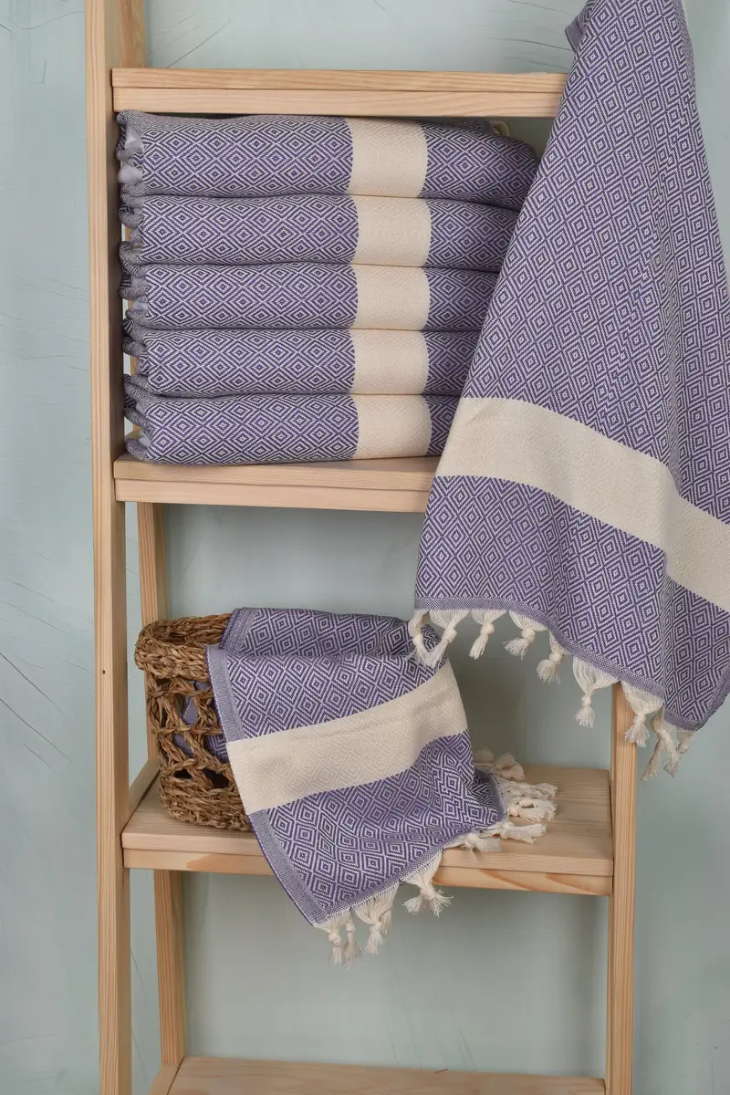 Small Bath Towels, Custom Hand Towel, Decorative Towel, Gift For The Home, Valentines Day Gift, Monogram Hand Towel, 36x20 Cotton Diamond Towel - 3