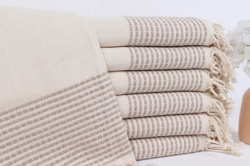70x36 Cotton Striped Towel, Turkish bath towel, Turkish Towel USA, Bridesmaid Towel, Employee Gifts, Unique Wedding Gift, Personalized Turkish Towel - 1