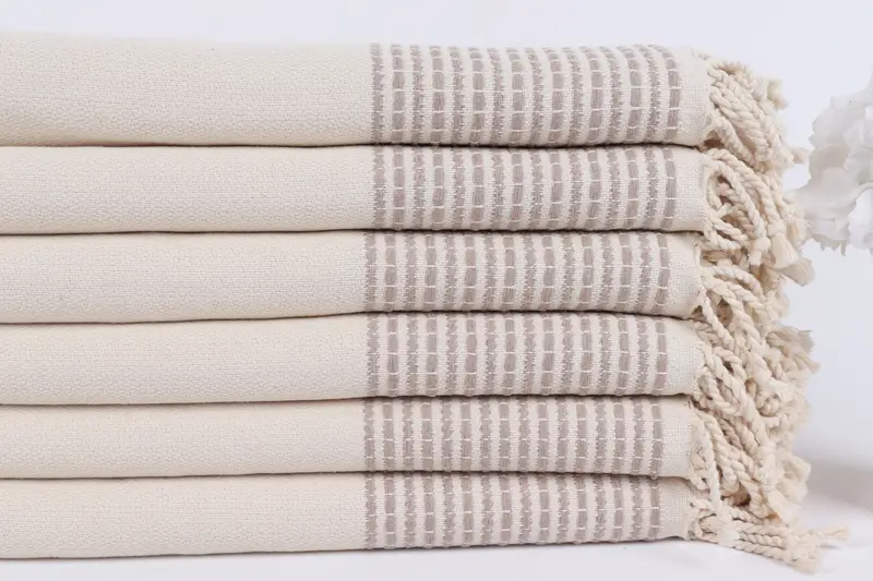 70x36 Cotton Striped Towel, Turkish bath towel, Turkish Towel USA, Bridesmaid Towel, Employee Gifts, Unique Wedding Gift, Personalized Turkish Towel - 3