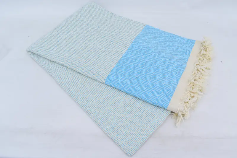 Bedspread, Wedding Gift Customized Blanket, Throw Blanket, 104x80 Cotton Diamond Towel, Organic Throw, Decorative Blanket, Mother Of The Groom Gift - 4