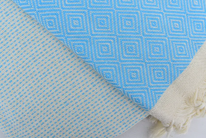 Bedspread, Wedding Gift Customized Blanket, Throw Blanket, 104x80 Cotton Diamond Towel, Organic Throw, Decorative Blanket, Mother Of The Groom Gift - 5