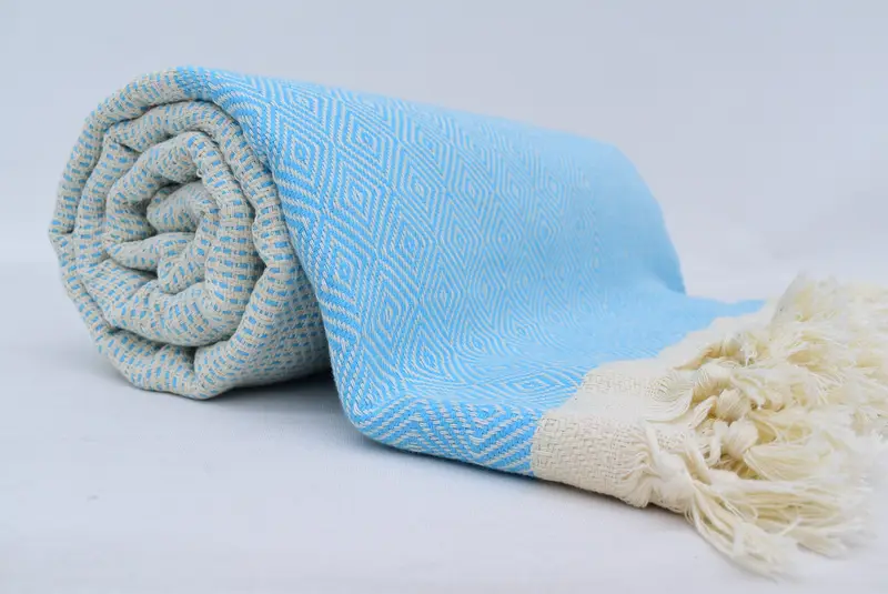 Bedspread, Wedding Gift Customized Blanket, Throw Blanket, 104x80 Cotton Diamond Towel, Organic Throw, Decorative Blanket, Mother Of The Groom Gift - 3