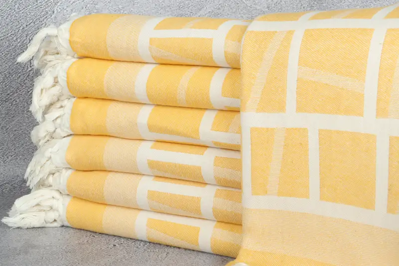 Absorbent towel, Spa Gift, Quick-dry towel, Peshtemal Towel, Custom Beach Towel, Customized Turkish Towel, 70x34 Cotton Patterned Towel, Guest Towel - 2