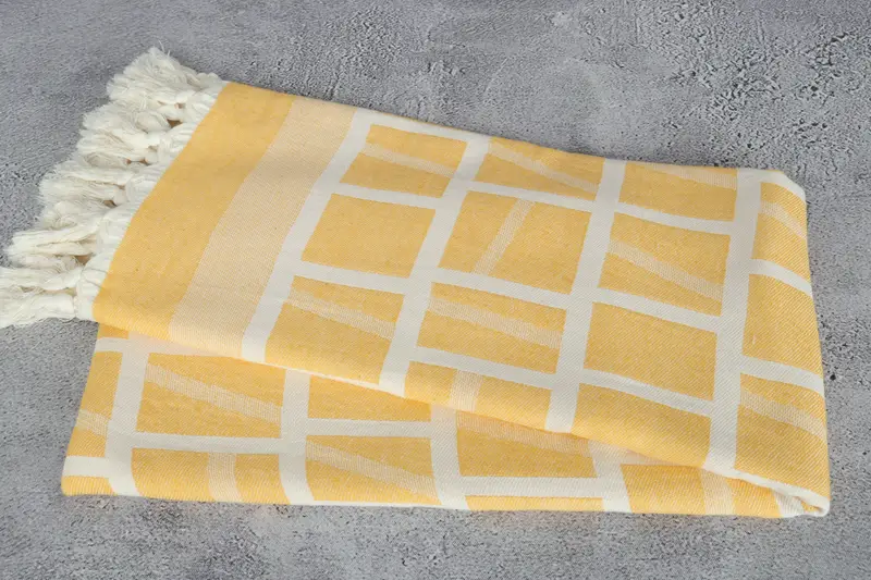 Absorbent towel, Spa Gift, Quick-dry towel, Peshtemal Towel, Custom Beach Towel, Customized Turkish Towel, 70x34 Cotton Patterned Towel, Guest Towel - 7