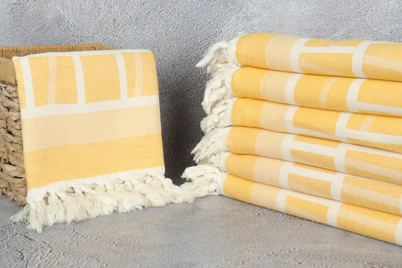 Absorbent towel, Spa Gift, Quick-dry towel, Peshtemal Towel, Custom Beach Towel, Customized Turkish Towel, 70x34 Cotton Patterned Towel, Guest Towel - 4