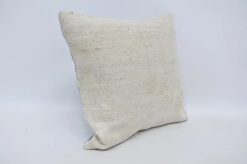 Vintage Kilim Throw Pillow, Indoor Pillow Case, Pillow for Sofa, 18x18 White Pillow Sham, Ethnic Pillow, Pillow, Home Decor Pillow - 3