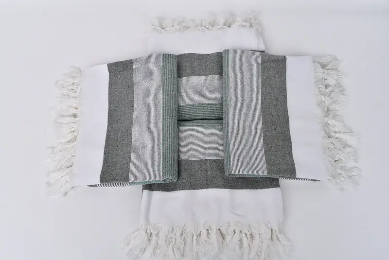 Gift For Boyfriend, Monogrammed Beach Towel, Gym Towel, Custom Beach Towel, 68x40 Cotton Striped Towel, Personalized Towel Gift, Turkish Towel USA - 6