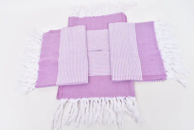 Noel hediyeleri, kişiselleştirilmiş el havlu, toplu sipariş havlu, hediye kutuları çay havlu, Türk çay havlu, 40x18 pamuklu çizgili havlu, monogramlı el havlu - 6
