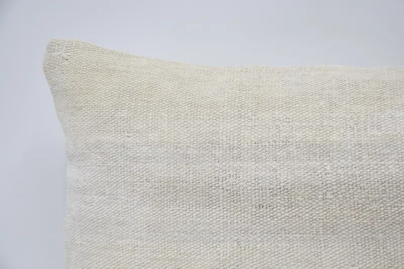 12x24 White Cushion, Throw Kilim Pillow, Kilim Pillow Cover, Ikat Pillow Cover, Bohemian Cushion Pillow Case, Pillow Sham, Ethnical Kilim Rug Pillow - 2