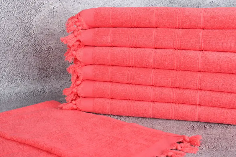 Personalized Turkish Towel, Spa Towel, 40x18 Cotton Striped Terry Towel, Turkish Hand Towel, Xmas Gifts, Personalized Hand Towel, Small Bath Towels - 2