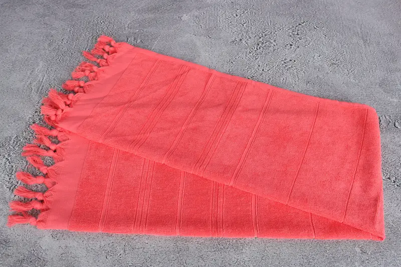 Personalized Turkish Towel, Spa Towel, 40x18 Cotton Striped Terry Towel, Turkish Hand Towel, Xmas Gifts, Personalized Hand Towel, Small Bath Towels - 6