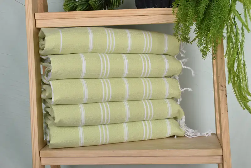 Bridesmaid Gifts, Summer Towel, 40x24 Cotton Striped Towel, House Warming Gift, Turkish Tea Towel, Custom Hand Towel, Holiday Towel, Boyfriend Gift - 1