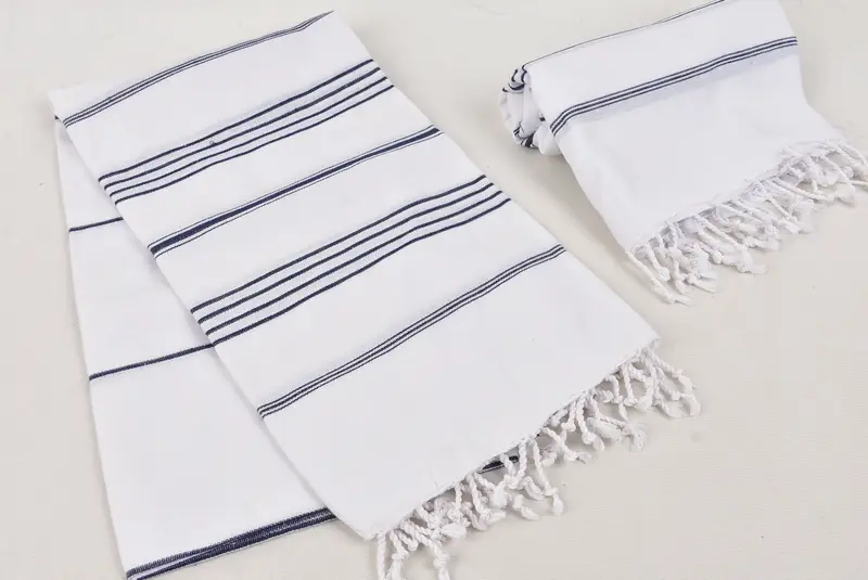 Personalized Beach Towel, Organic Cotton Towel, Monogram Towels, Spa Gift, 70x40 Cotton Striped Towel, Spa Towel, Bridesmaid Gifts, Wedding Favors - 7