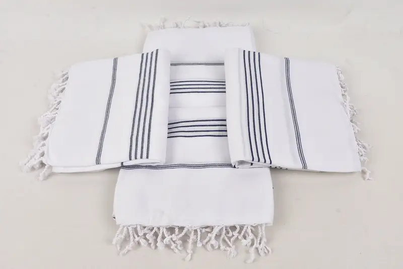 Personalized Beach Towel, Organic Cotton Towel, Monogram Towels, Spa Gift, 70x40 Cotton Striped Towel, Spa Towel, Bridesmaid Gifts, Wedding Favors - 6