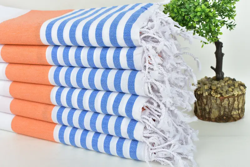 Cotton towel, Bachelorette Favor, Beach Towel Bulk, Beach Bachelorette Party Decorations, Beach towel, 70x40 Cotton Striped Towel, Home Decor Gifts - 3