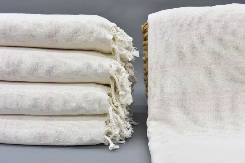 Monogrammed Beach Towel Turkish Cotton Pink Stripes, 63x40 Inches