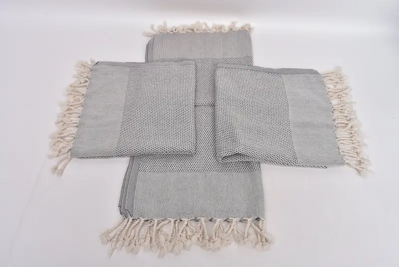 Hizmetçi Hizmet Hediye, Kişiselleştirilmiş Yemek Havlusu, 44x24 Pamuklu Polka Nokta Havlu, Noel Hediyeleri, Türk El Havlusu, Nedime Havlu, Kişiselleştirilmiş El Havlusu - 6