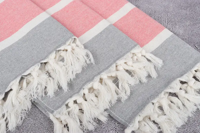 Turkish Towel Hand Towel, Wedding Gift Ideas, 36x18 Cotton Striped Towel, Small Bath Towels, Embroidery Towel, Wedding Gift, Bulk Order Towel - 5