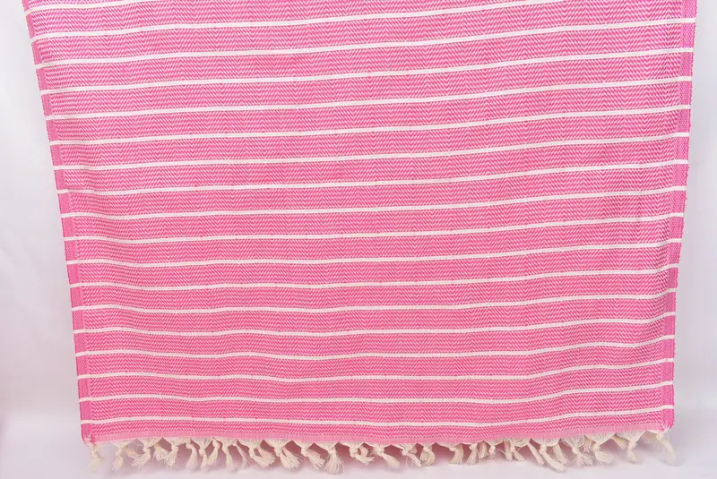 Bridesmaid Proposal Gift, 70x40 Cotton Striped Towel, Peshtemal Towel USA, Summer Gift, Bridesmaid Gift Towel, Cute Beach Towel, Personalized Towel - 8
