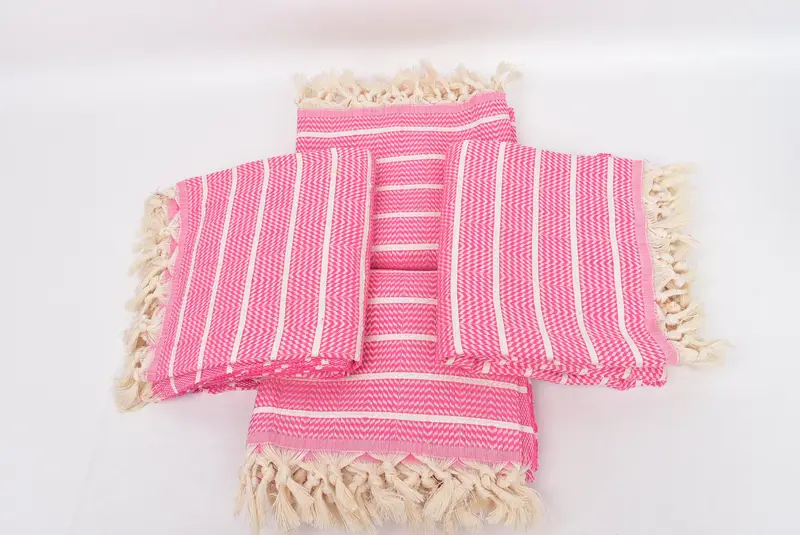 Bridesmaid Proposal Gift, 70x40 Cotton Striped Towel, Peshtemal Towel USA, Summer Gift, Bridesmaid Gift Towel, Cute Beach Towel, Personalized Towel - 6