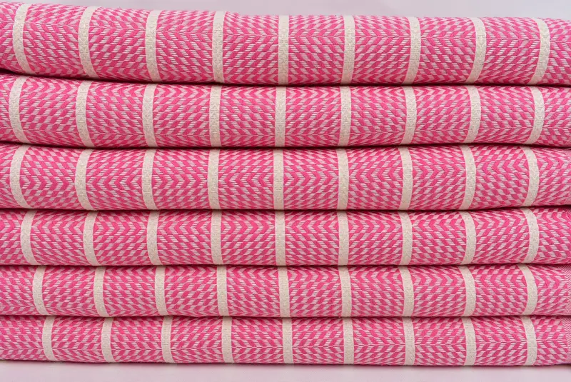 Bridesmaid Proposal Gift, 70x40 Cotton Striped Towel, Peshtemal Towel USA, Summer Gift, Bridesmaid Gift Towel, Cute Beach Towel, Personalized Towel - 2