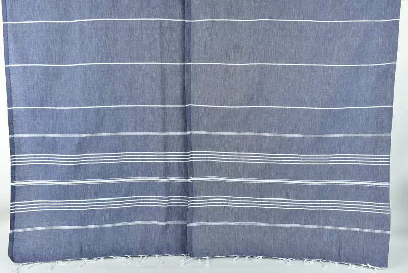 Turkish Blanket, Turkish Towel Beach Blanket, Personalized Gifts, Housewarming Gift, 96x80 Cotton Striped Towel, Throw Blankets for Couch - 7