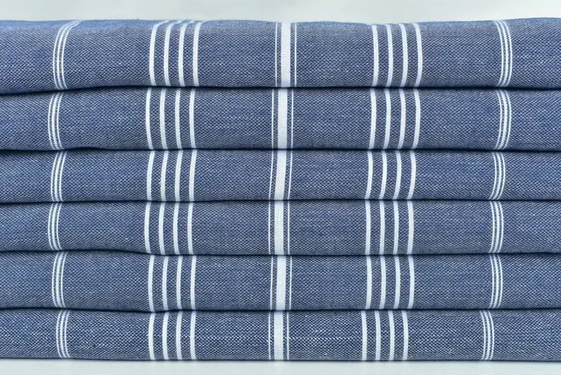 Turkish Blanket, Turkish Towel Beach Blanket, Personalized Gifts, Housewarming Gift, 96x80 Cotton Striped Towel, Throw Blankets for Couch - 2