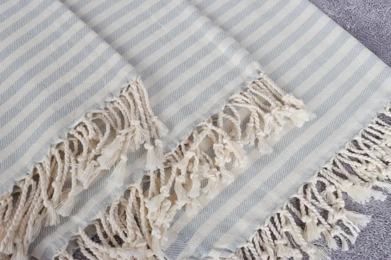 Turkish Hand Towel, 40x24 Cotton Striped Towel, Gift For Wedding Day, Anniversary Gift For Her, Small Bath Towels, Bathroom Towels, Decorative Towel - 5