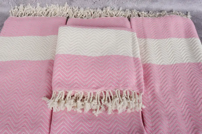 70x40 Cotton Zig zag Towel, Beach Theme Bachelorette Party Gifts, Bridesmaid Gift Towel, Maid Of Honor Gift, Home Decor Gifts, Cotton towel - 4