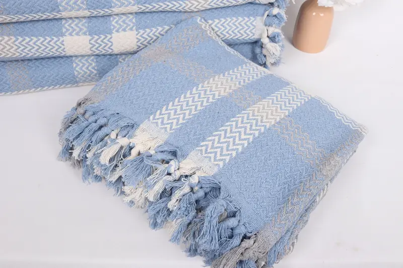 En iyi düğün hediyesi, Bachelorette Party Favors, Düğün iyilikleri, erkek arkadaş hediyesi, estetik battaniye, özel battaniye, 90x80 pamuklu çizgili havlu - 5