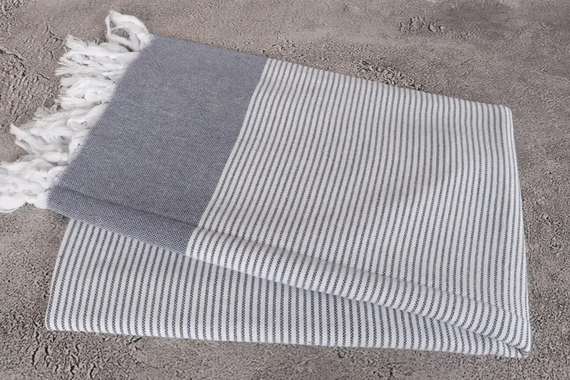 Gift For Her, Best lightweight Turkish towel for travel USA, Bachelor Bachelorette Party Favors, 70x40 Cotton Striped Towel, Hammam towel, Home Gift - 6
