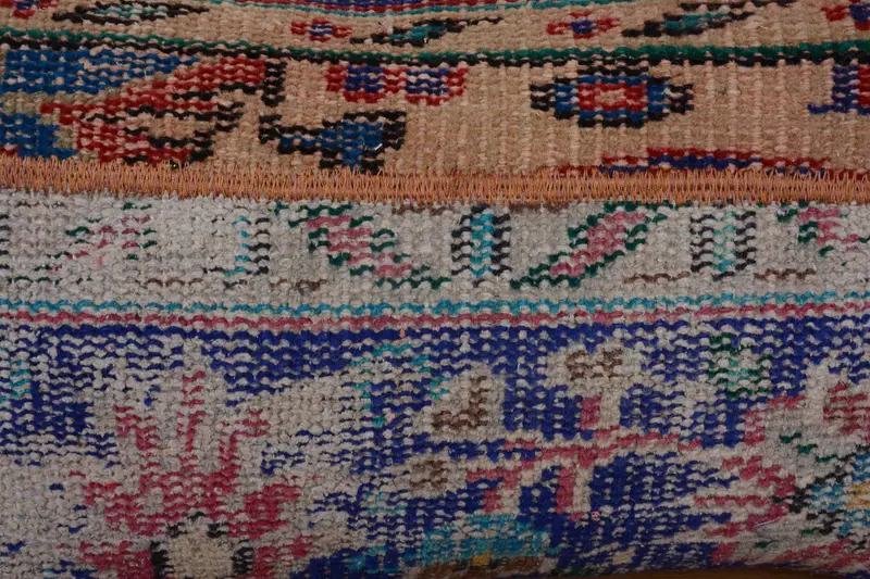 Interior Designer Pillow, Custom Cushion Case, Turkish Pillow, Anatolian Pillow Sham, Vintage Kilim Pillow, 12x20 Blue Cushion, Cushion - 3