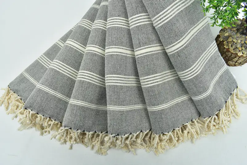 Gasttuch, türkisches Handtuch Handtuch, türkisches Geschirrtuch, 38x24 Baumwollstreifentuch, Junggesellengeschenk, kleine Badetücher, Hochzeitsgeschenkküchenhandtuch - 4